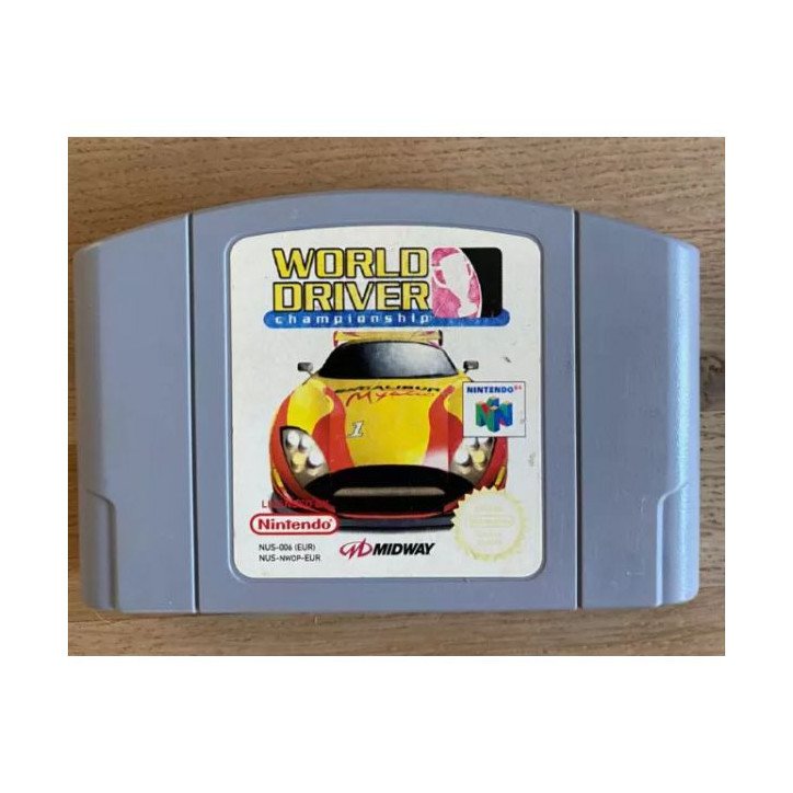 WORLD DRIVER CHAMPIONSHIP - N64 LOOSE OCC