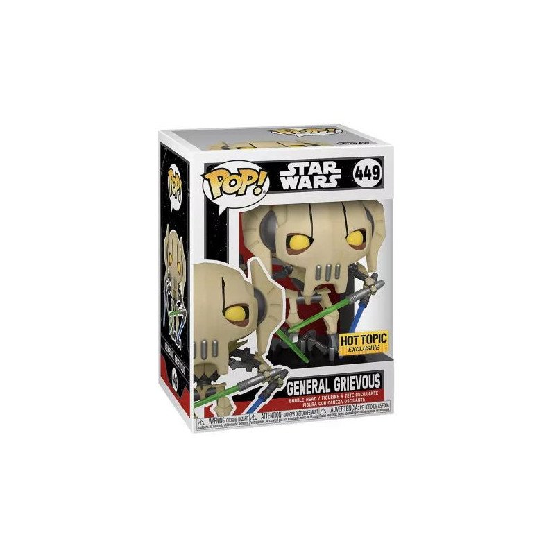 STAR WARS - BOBBLE-HEAD POP! N° 449 - GENERAL GRIEVOUS (SPECIAL EDITION)