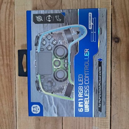 MANETTE  PS4/PC/SWITCH/PS3/IOS/ANDROID  - FOX - RBG LED
