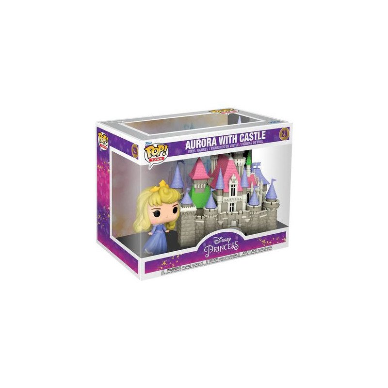 DISNEY - PRINCESS - VINYL FIGURE POP N° 29 - AURORA WITH CASTLE