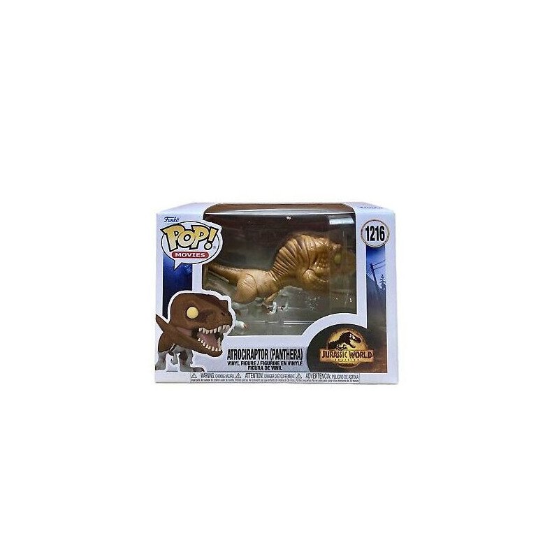 JURASSIC PARK - JURASSIC WORLD : DOMINION - VINYL FIGURINE POP N° 1216 - ATROCIRAPTOR (PANTHERA)