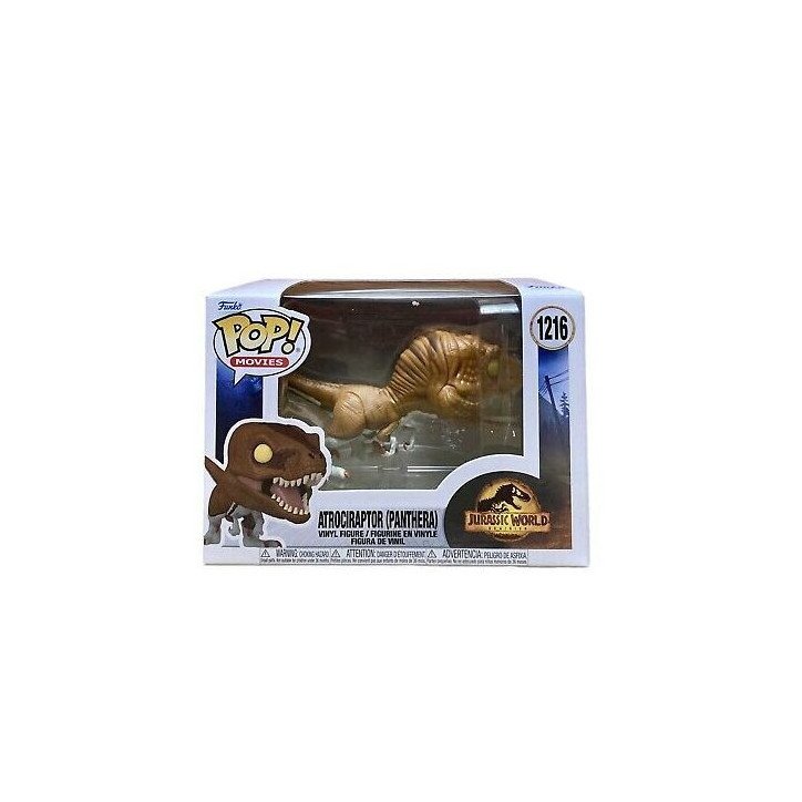 JURASSIC PARK - JURASSIC WORLD : DOMINION - VINYL FIGURINE POP N° 1216 - ATROCIRAPTOR (PANTHERA)