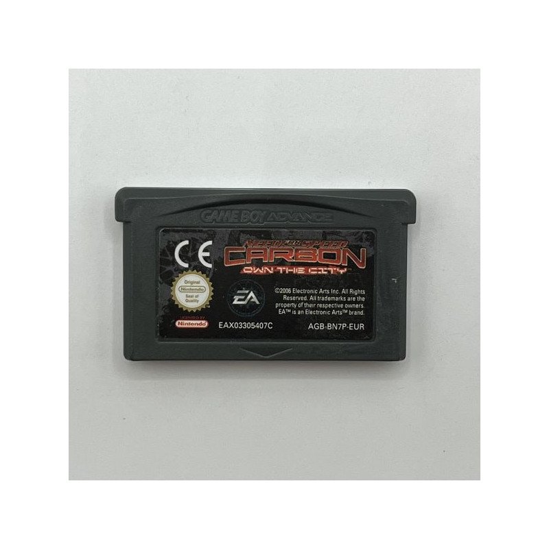 NEED FOR SPEED CARBON - OWN THE CITY - GBA LOOSE OCC