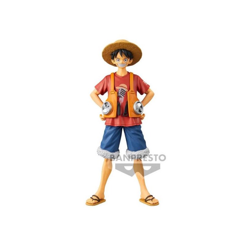 ONE PIECE - FIGURINE 16 CM - DXF - THE GRANDLINE MEN - LUFFY