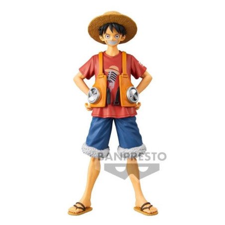 ONE PIECE - FIGURINE 16 CM - DXF - THE GRANDLINE MEN - LUFFY