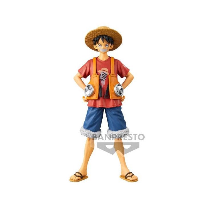 ONE PIECE - FIGURINE 16 CM - DXF - THE GRANDLINE MEN - LUFFY ONE PIECE - FIGURINE 16 CM - DXF - THE GRANDLINE MEN - LUFFY