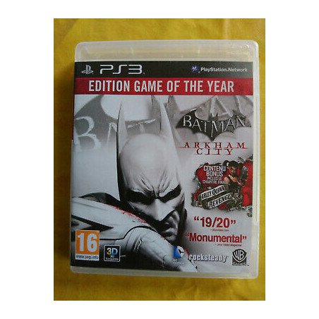 BATMAN - ARKHAM CITY - PS3 OCC