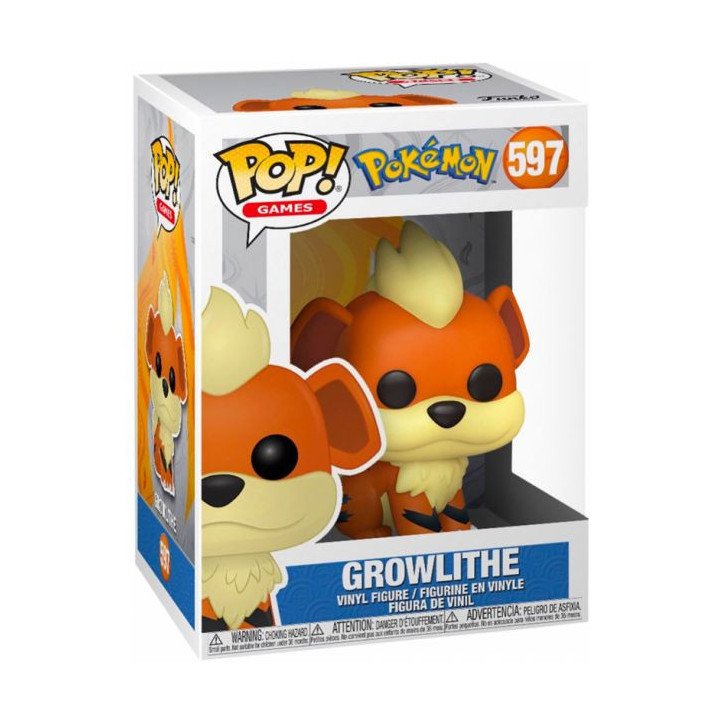 POKEMON - VINYL FIGURE POP N° 597 - GROWLITHE POKEMON - VINYL FIGURE POP N° 597 - GROWLITHE