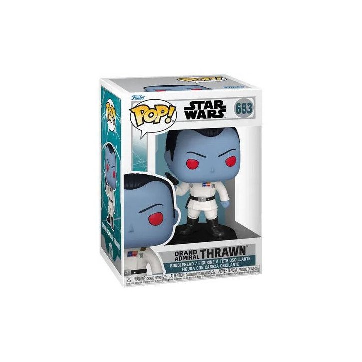 STAR WARS - AHSOKA - BOBBLE-HEAD POP N° 683 - GRAND AMIRAL THRAWN