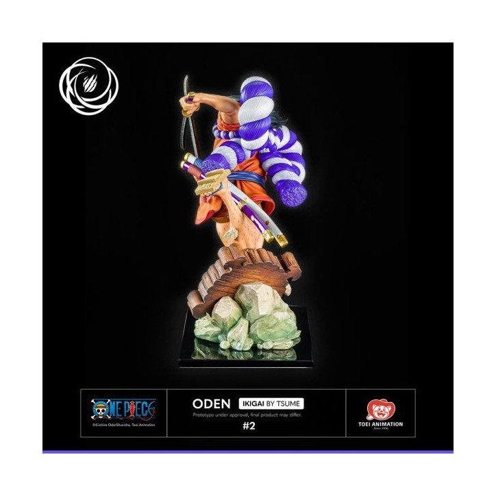 ONE PIECE - FIGURINE EN RESINE 36 CM - TSUME ART : IKIGAI - ODEN (5200 EX)