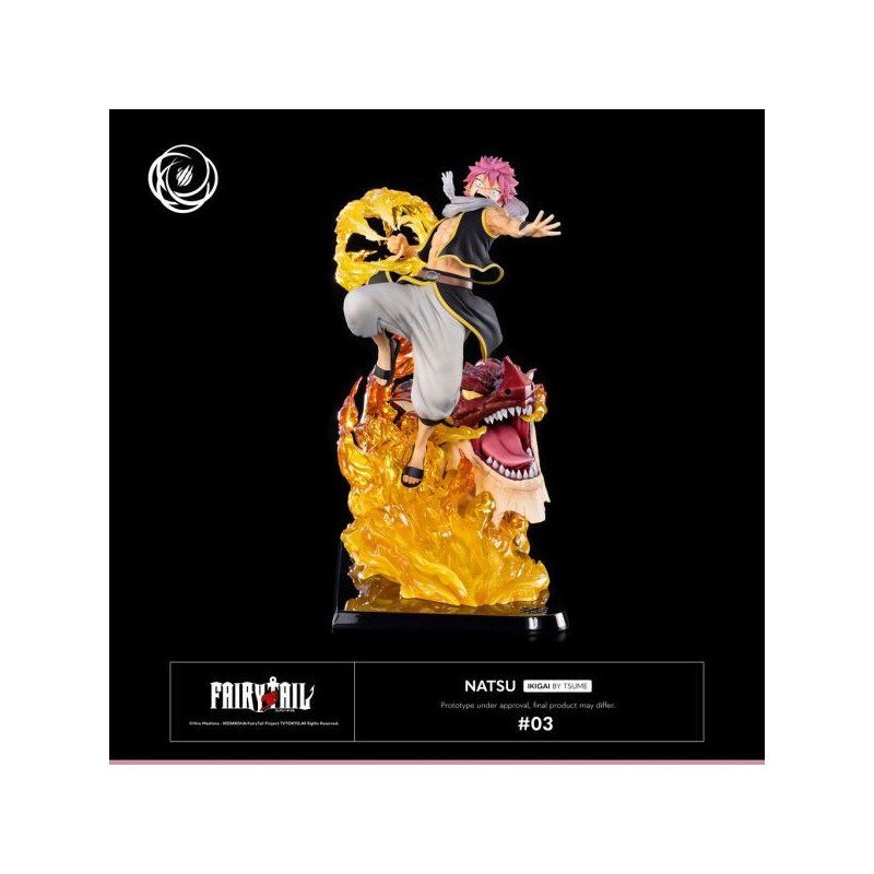 FAIRY TAIL - FIGURINE EN RESINE 36 CM - TSUME ART : IKIGAI - NATSU (2000 EX)