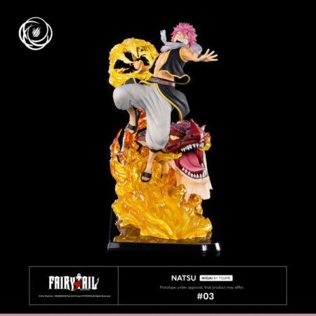 FAIRY TAIL - FIGURINE EN RESINE 36 CM - TSUME ART : IKIGAI - NATSU (2000 EX)
