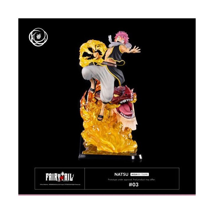 FAIRY TAIL - FIGURINE EN RESINE 36 CM - TSUME ART : IKIGAI - NATSU (2000 EX)