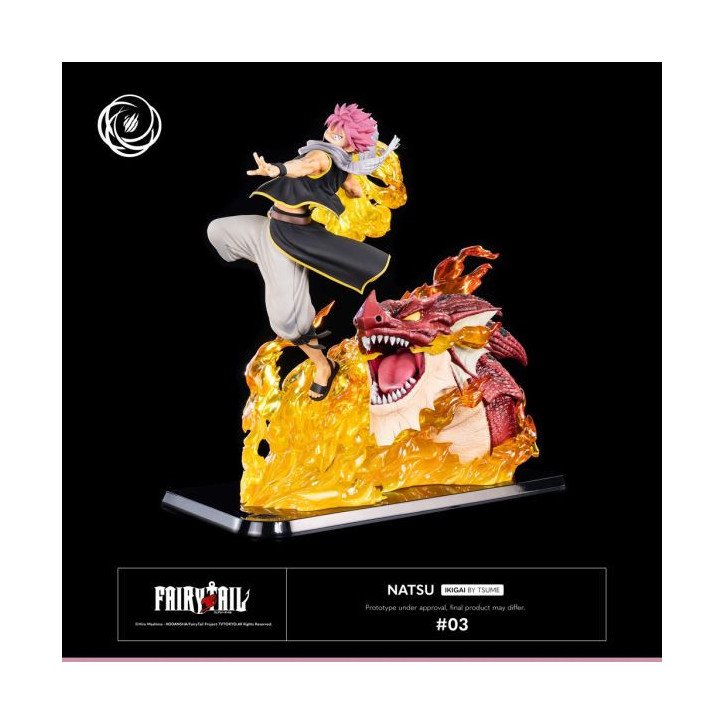 FAIRY TAIL - FIGURINE EN RESINE 36 CM - TSUME ART : IKIGAI - NATSU (2000 EX)