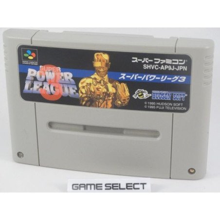 POWER LEAGUE 3 - JAP - SNES LOOSE OCC