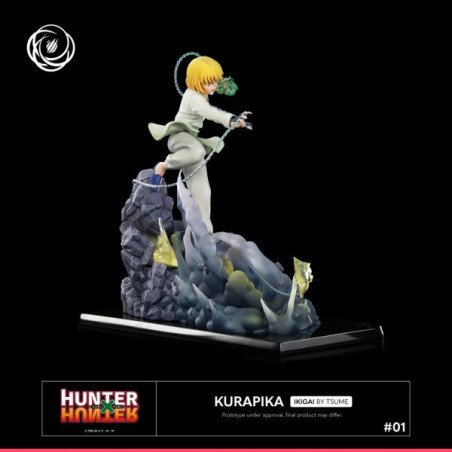 HUNTER X HUNTER - FIGURINE EN RESINE 18 X36 X 36 CM - TSUME : IKIGAI - KURAPIKA