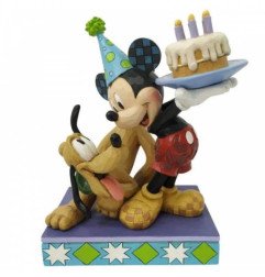 DISNEY - MICKEY MOUSE - FIGURINE 16 CM - SHOWCASE COLLECTION - TRADITIONS - HAPPY BIRTHDAY PAL !