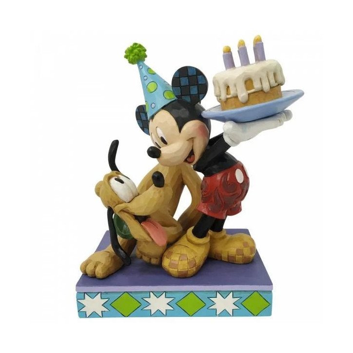 DISNEY - MICKEY MOUSE - FIGURINE 16 CM - SHOWCASE COLLECTION - TRADITIONS - HAPPY BIRTHDAY PAL ! DISNEY - MICKEY MOUSE - FIGURINE 16 CM - SHOWCASE COLLECTION - TRADITIONS - HAPPY BIRTHDAY PAL !