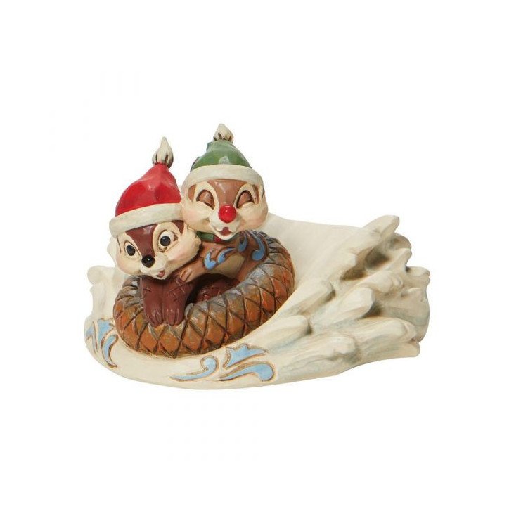 DISNEY - CHIP AND DALE - FIGURINE 5.5 CM - SHOWCASE COLLECTION - TRADITIONS - FUN IN THE SNOW DISNEY - CHIP AND DALE - FIGURINE 5.5 CM - SHOWCASE COLLECTION - TRADITIONS - FUN IN THE SNOW