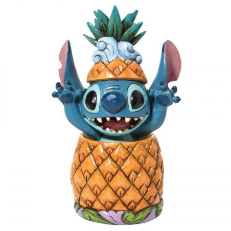DISNEY - LILO AND STITCH - FIGURINE 14.5 CM - SHOWCASE COLLECTION - TRADITIONS - PINEAPPLE PAL