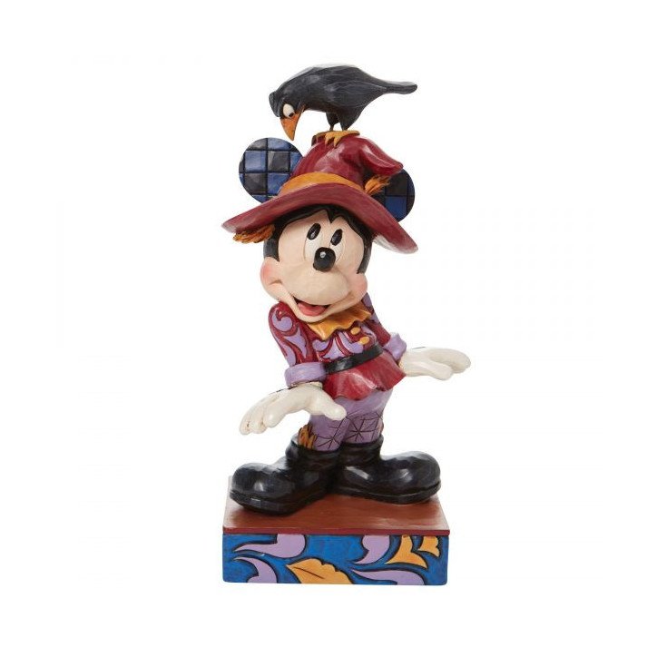 DISNEY - MICKEY MOUSE - FIGURINE 19 CM - SHOWCASE COLLECTION - TRADITIONS - SCAREDY-CROW DISNEY - MICKEY MOUSE - FIGURINE 19 CM - SHOWCASE COLLECTION - TRADITIONS - SCAREDY-CROW
