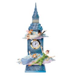 DISNEY - PETER PAN - FIGURINE 26 CM - SHOWCASE COLLECTION - TRADITIONS - HORLOGE PETER PAN