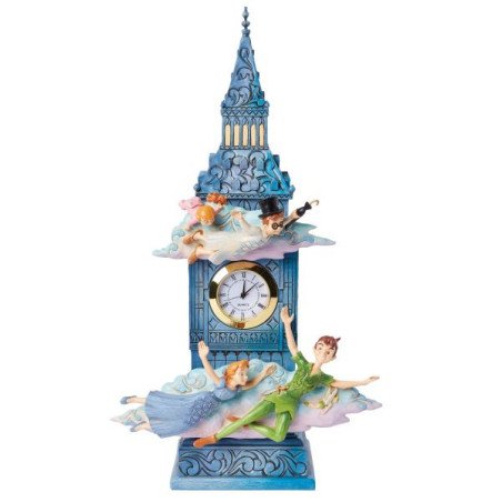 DISNEY - PETER PAN - FIGURINE 26 CM - SHOWCASE COLLECTION - TRADITIONS - HORLOGE PETER PAN