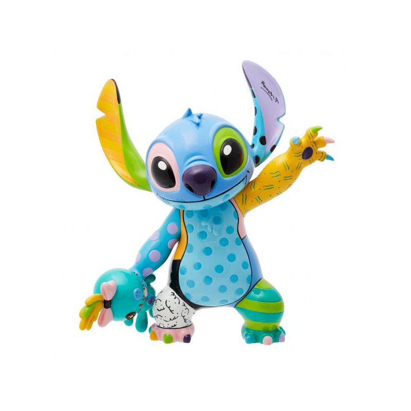DISNEY - LILO AND STITCH - FIGURINE 20 CM - SHOWCASE COLLECTION - BRITTO - STITCH AND SCRUMP