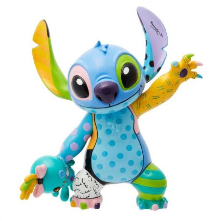 DISNEY - LILO AND STITCH - FIGURINE 20 CM - SHOWCASE COLLECTION - BRITTO - STITCH AND SCRUMP