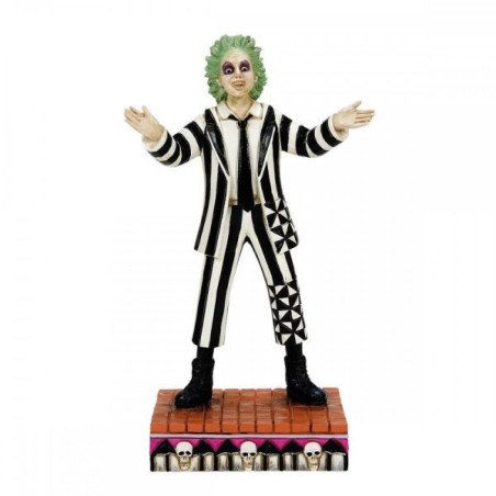 HORROR - BEETLEJUICE - FIGURINE EN RESINE 18 CM - JIM SHORE - CLASSIC BEETLEJUICE