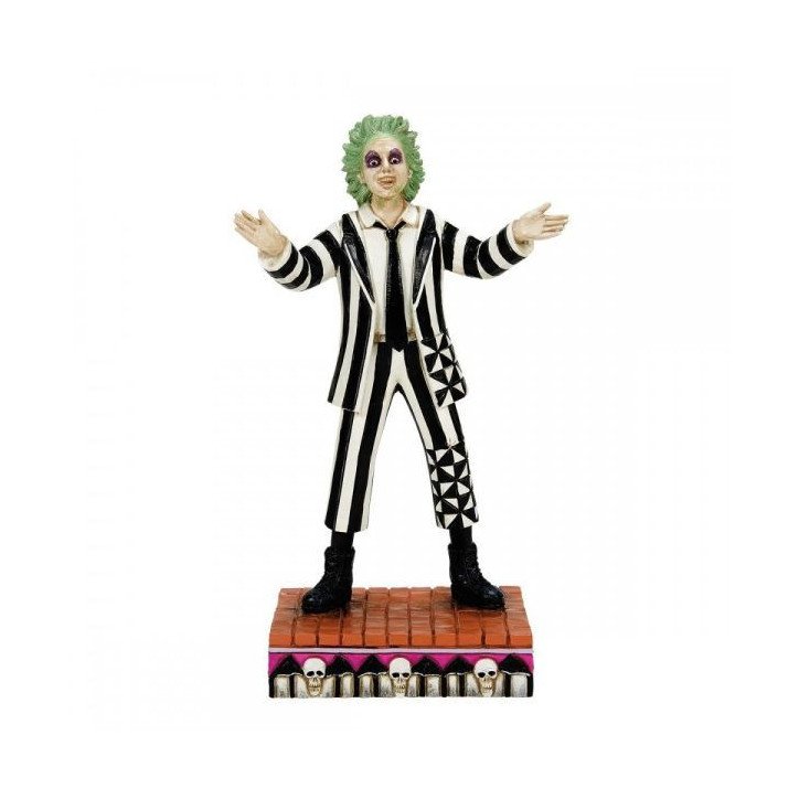 HORROR - BEETLEJUICE - FIGURINE EN RESINE 18 CM - JIM SHORE - CLASSIC BEETLEJUICE