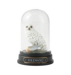 HARRY POTTER - FIGURINE 9.5 CM SOUS CLOCHE - HEDWIG