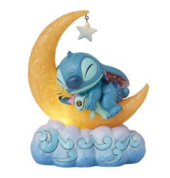 Disney - Lilo & Stitch - Figurine 11.5 cm - Showcase Collection - Traditions - Stitch & Scrump on moon