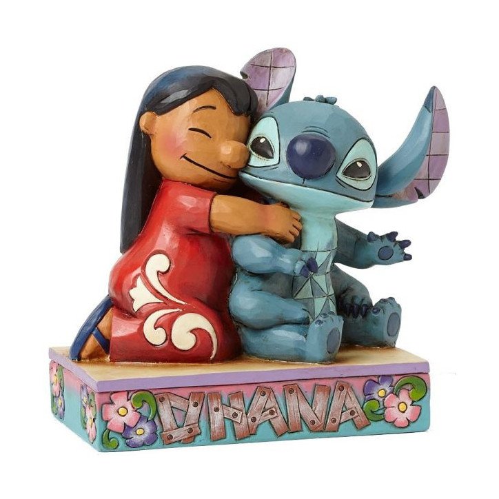 DISNEY - LILO AND STITCH - FIGURINE 12 CM - SHOWCASE COLLECTION - TRADITIONS - OHANA MEANS FAMILY
