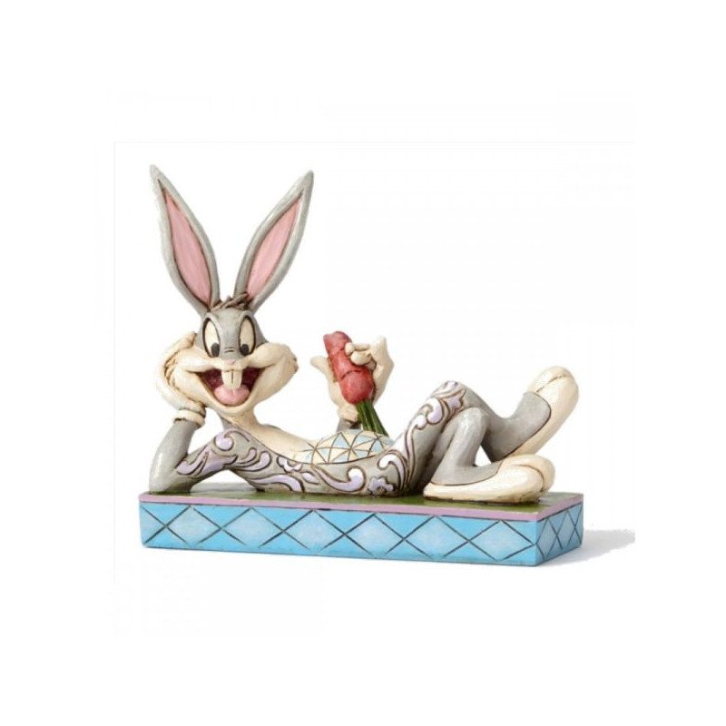 LOONEY TUNES - BUGS BUNNY - FIGURINE 9.5 CM - SHOWCASE COLLECTION - TRADITIONS - CASECOOL AS A CARROT
