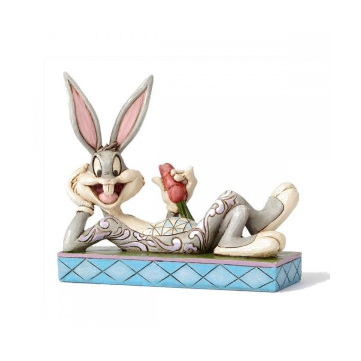 LOONEY TUNES - BUGS BUNNY - FIGURINE 9.5 CM - SHOWCASE COLLECTION - TRADITIONS - CASECOOL AS A CARROT