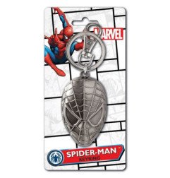 MARVEL - SPIDERMAN - PORTE CLES METAL 6 CM - SPIDER-MAN HEAD