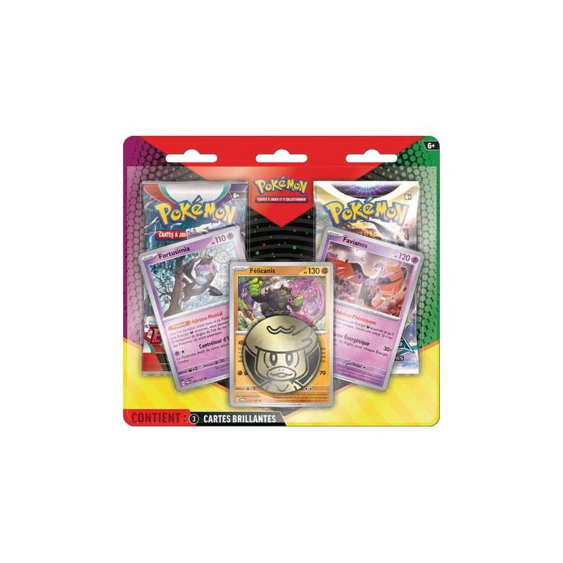 POKEMON - PACK PROMO 2  BOOSTERS - 3 CARTES PROMO - MARS 2025