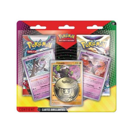 POKEMON - PACK PROMO 2  BOOSTERS - 3 CARTES PROMO - MARS 2025