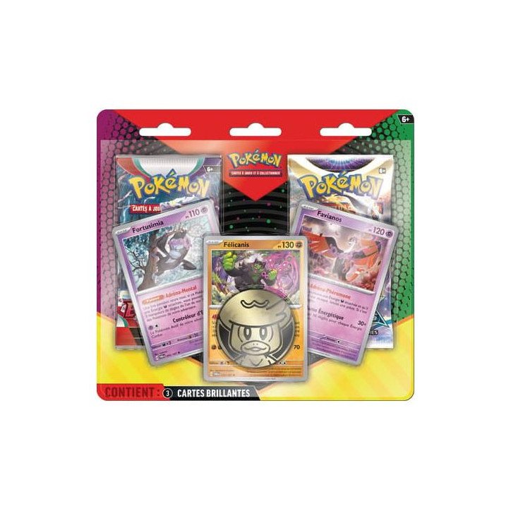 POKEMON - PACK PROMO 2  BOOSTERS - 3 CARTES PROMO - MARS 2025