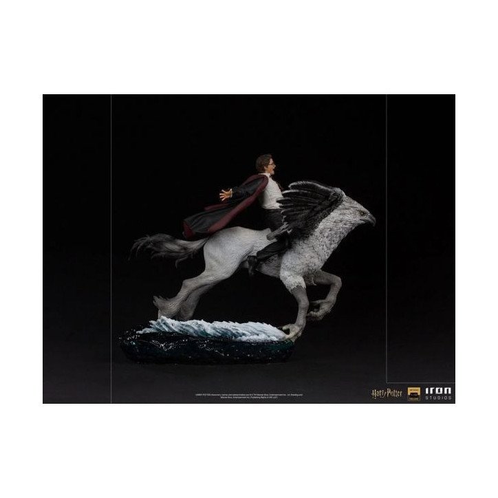 HARRY POTTER - FIGURINE 30 CM - IRON STUDIOS - HARRY POTTER AND BUCKBEAK
