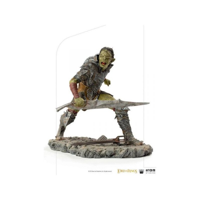 LORD OF THE RINGS - FIGURINE EN RESINE 16 CM - IRON STUDIOS - SWORDSMAN ORC