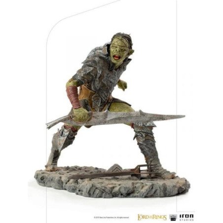 LORD OF THE RINGS - FIGURINE EN RESINE 16 CM - IRON STUDIOS - SWORDSMAN ORC
