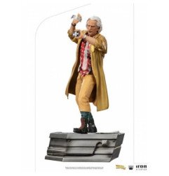 BACK TO THE FUTURE - BACK TO THE FUTURE II - FIGURINE EN RESINE 25 CM - IRON STUDIOS - DOC BROWN