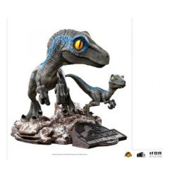 JURASSIC WORLD - LE MONDE D APRES - FIGURINE 13 CM - BLUE AND BETA