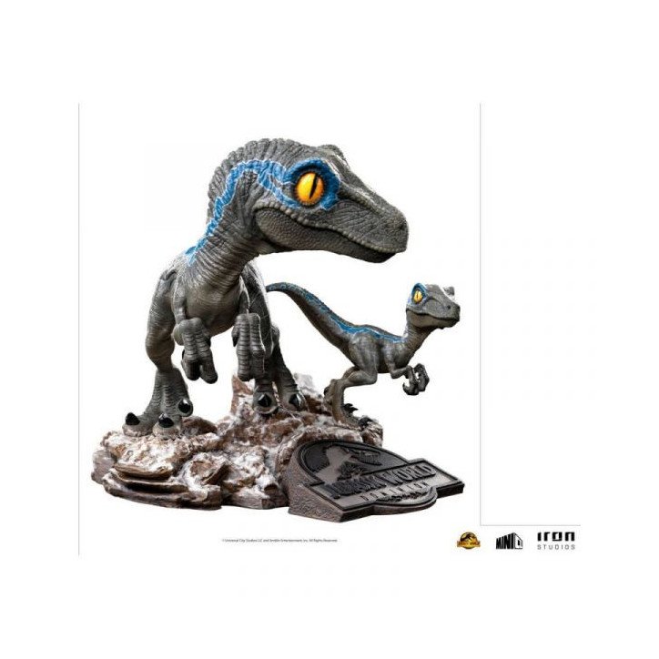 JURASSIC WORLD - LE MONDE D APRES - FIGURINE 13 CM - BLUE AND BETA JURASSIC WORLD - LE MONDE D APRES - FIGURINE 13 CM - BLUE AND BETA