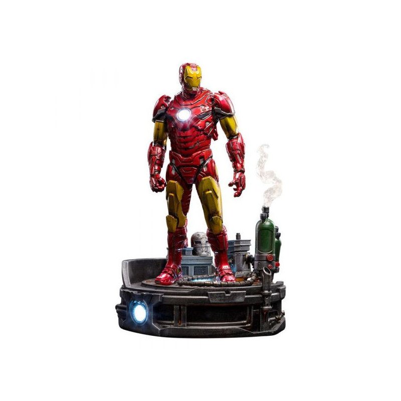 MARVEL - IRON-MAN - FIGURINE 23 CM - IRON STUDIOS - IRON MAN UNLEASHED