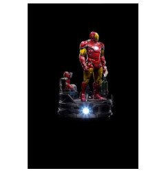 MARVEL - IRON-MAN - FIGURINE 23 CM - IRON STUDIOS - IRON MAN UNLEASHED