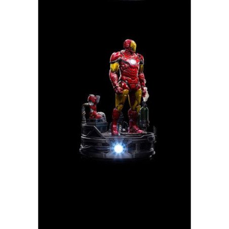 MARVEL - IRON-MAN - FIGURINE 23 CM - IRON STUDIOS - IRON MAN UNLEASHED