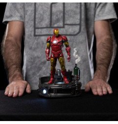 MARVEL - IRON-MAN - FIGURINE 23 CM - IRON STUDIOS - IRON MAN UNLEASHED